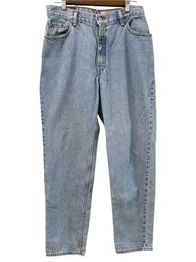 Vintage Levi's 550 Women's Light Blue Straight Leg Jeans 100% Cotton Size 12 M